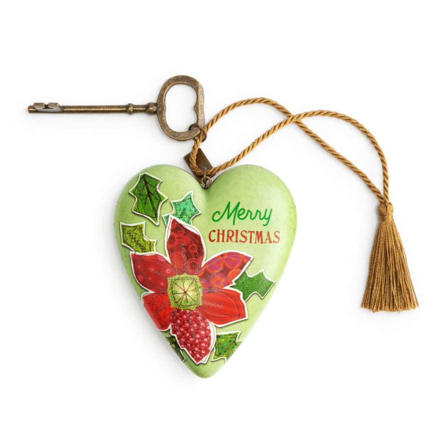 Art Hearts Poinsettia Merry Christmas