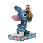 Disney Traditions Stitch Running With Easter Basket