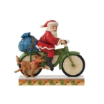 Heartwood Creek Santa Riding Bike