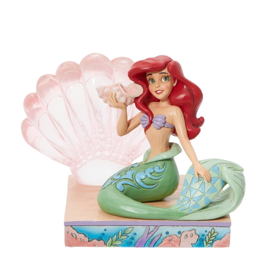 Disney Traditions Ariel With Clear Shell, A Tail of Love