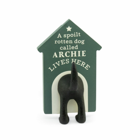 Personalised Dog Lead Hook Archie