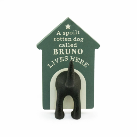 Personalised Dog Lead Hook Bruno