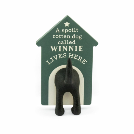Personalised Dog Lead Hook Winnie
