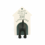 Personalised Dog Lead Hook Zoe