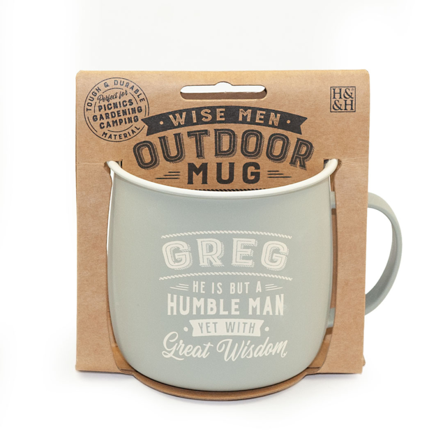 Wise Men and even Wiser Women Outdoor Mug Greg