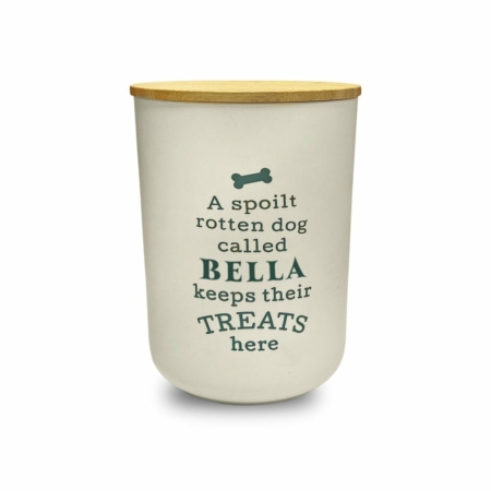 Personalised Dog Treat Jar Bella