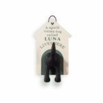 Personalised Dog Lead Hook Luna