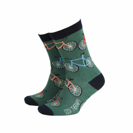 Men's Therapy Bamboo Socks Bicycle