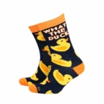 Men’s Therapy Bamboo Socks What the Duck!