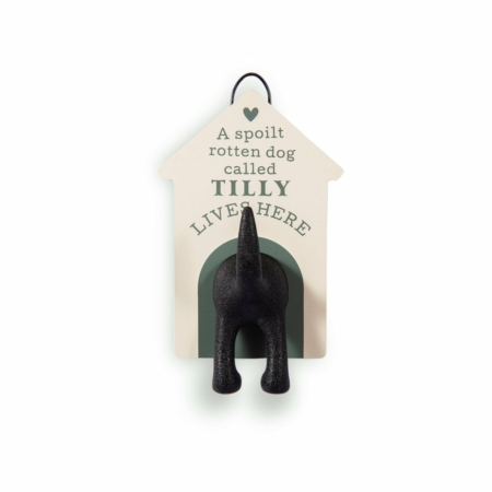 Personalised Dog Lead Hook Tilly