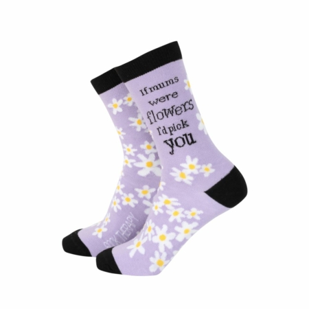 Women's Therapy Bamboo Socks If Mums were Flowers