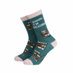 Women's Therapy Bamboo Socks Shhh I'm Reading