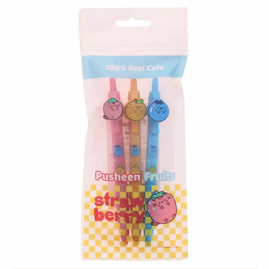 Pusheen Fruits Pen Set