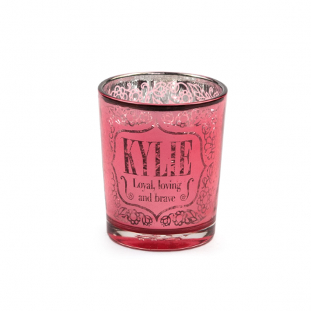 Metallics Personalised Candle Pot with Sentiment – Kylie