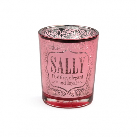 Metallics Personalised Candle Pot with Sentiment – Sally