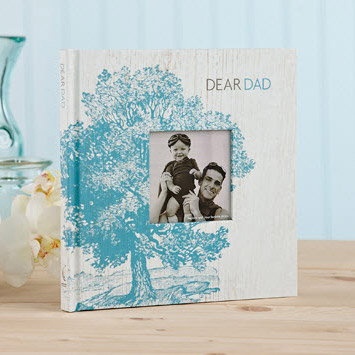 Hardcover with photo frame: Dear Dad