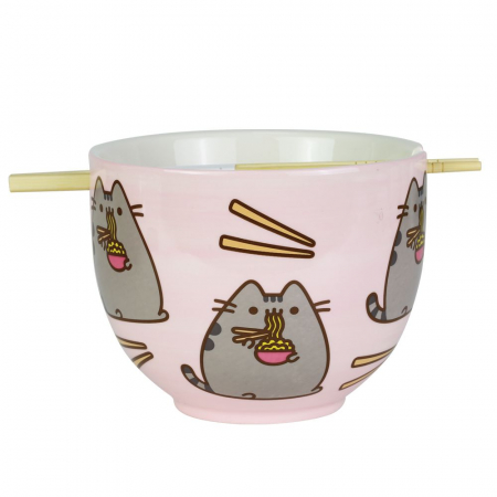 Pusheen Ramen Bowl Pink