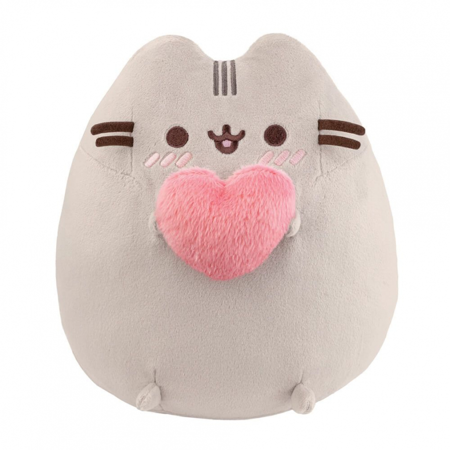 Pusheen Holding Heart